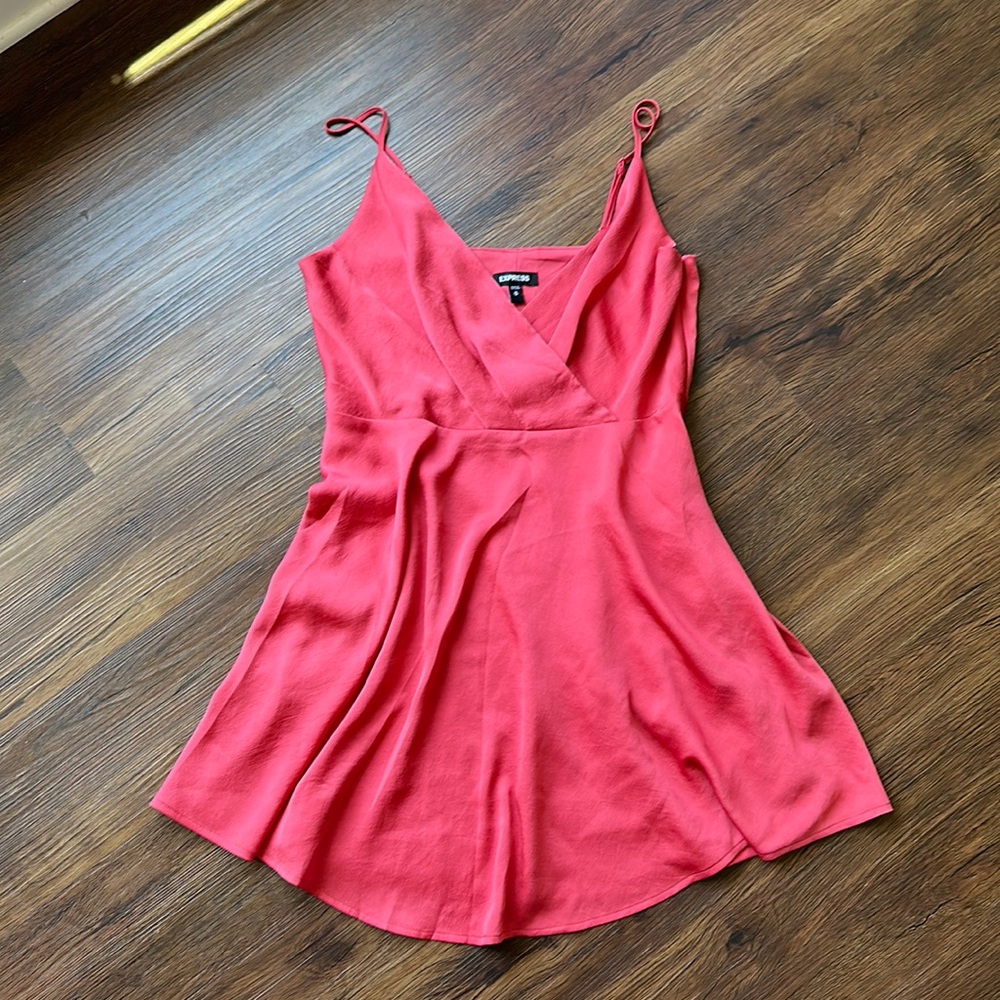 Express Satin Tank Mini Dress